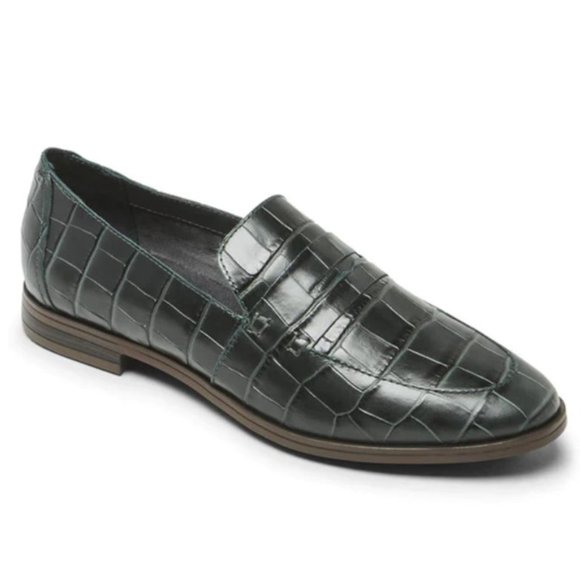 Rockport Perpetua Penny Women's Slip on - Green Size 6.5